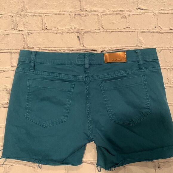 Jinglers Women's Blue Cutoff Shorts. 42 - Picture 4 of 5